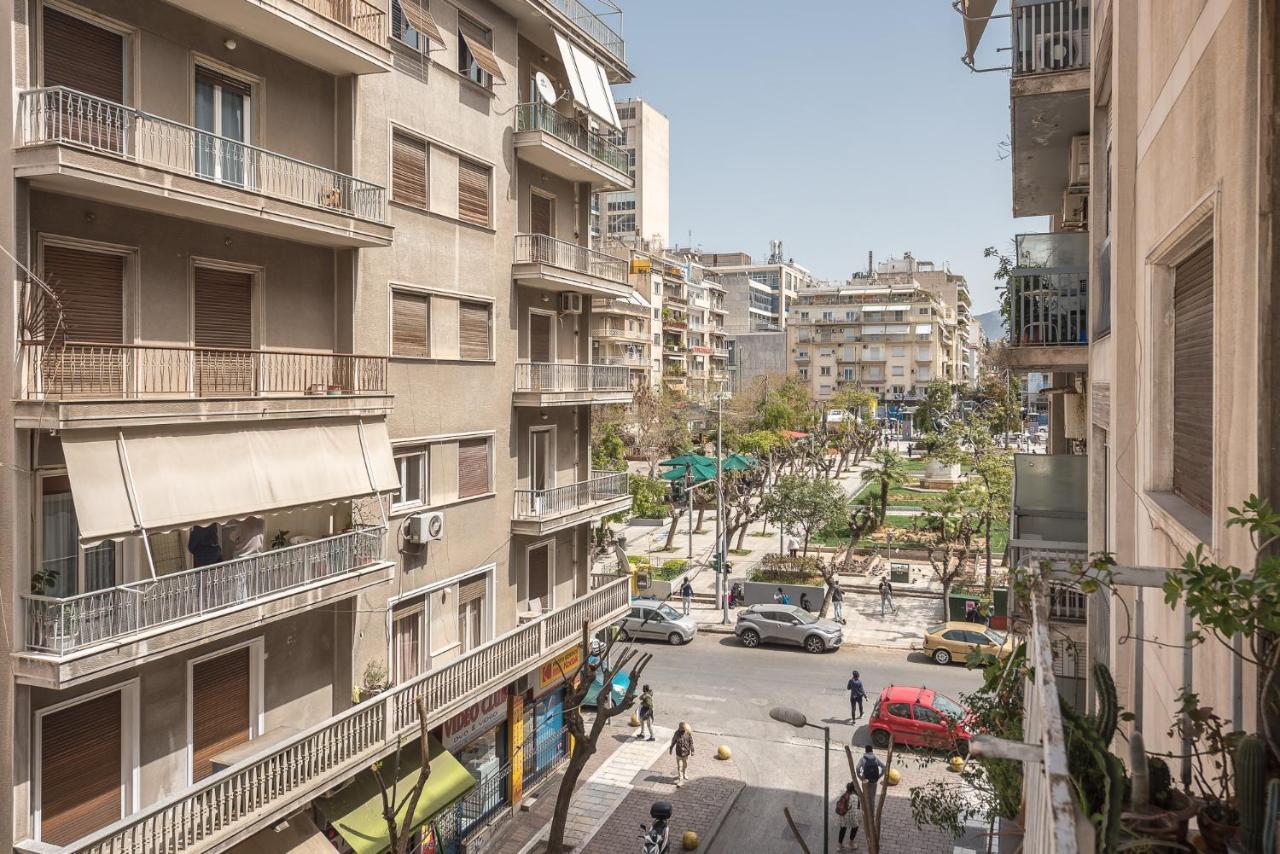 Victoria Sun Apartments Athen Exterior foto